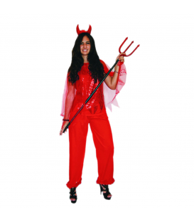 Disfraz Demonia con Lentejuela