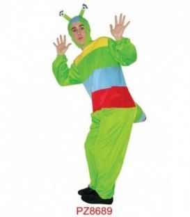 DISFRACES GUSANO MULTICOLOR PZ8689