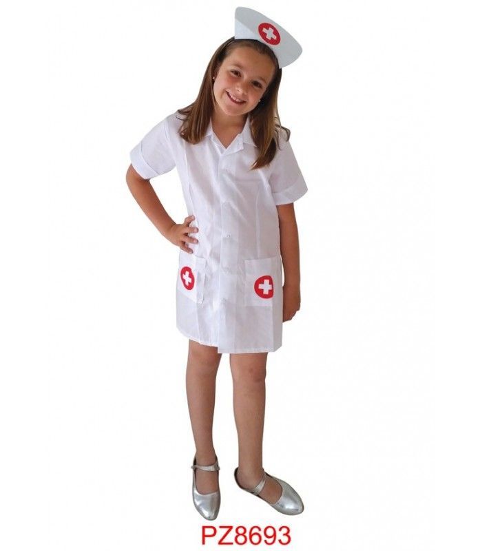 precisamente Girar en descubierto Obligar Disfraz Enfermera - Niña - Carnavalife