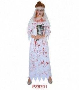 DISFRACES NOVIA ZOMBI PZ8701