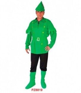 DISFRAZ DUENDE VERDE ADULTO PZ8819