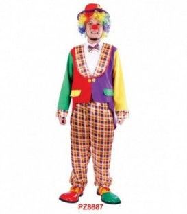 DISFRAZ PAYASO ADULTO PZ8887