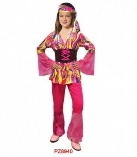 DISFRAZ HIPPIE NINA PZ8940