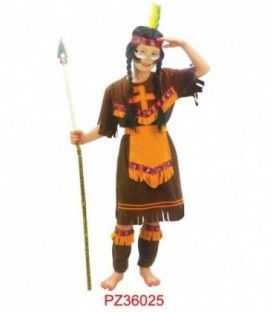 DISFRACES INDIA MARRON NIÑOS PZ36025