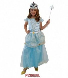 DISFRACES PRINCESA AZUL NIÑOS PZ8659L