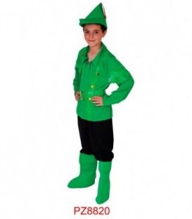 DISFRAZ DUENDE VERDE NINO PZ8820