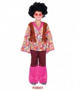 DISFRAZ HIPPIE CHICO PZ8931
