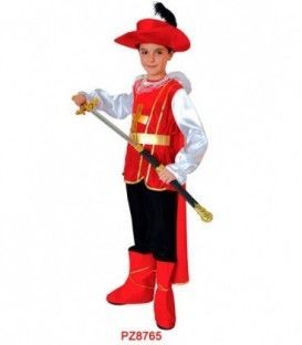 DISFRAZ MOSQUETERO INFANTIL PZ8765