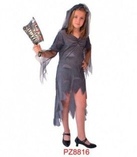 DISFRAZ NOVIA CADAVER INFANTIL PZ8816