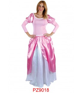 DISFRAZ PRINCESA DE ENSUEÑO ROSA PZ9018