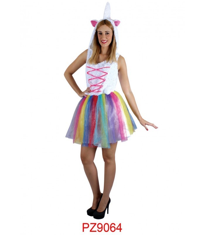cantidad histórico Fuerza motriz Disfraz Unicornio Chica. - Carnavalife