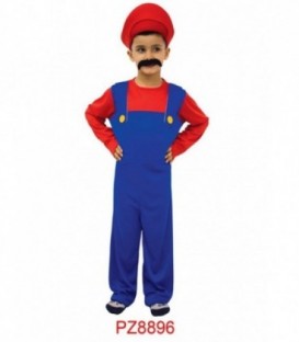 DISFRAZ MARIO FONTANERO PZ8896