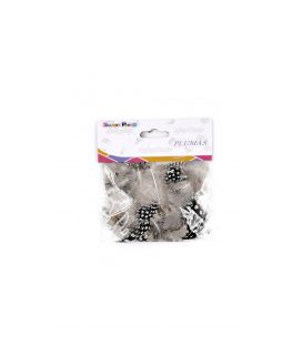 Plumas Estampado Leopardo