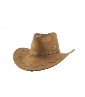 Sombrero Vaquero Marrón Claro (Adulto)