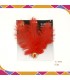 Pinza Pluma Rojo