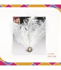 Pinza Pluma Blanca