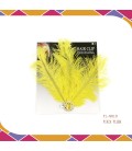 Pinza Pluma Amarillo