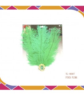 Pinza Pluma Verde