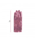 GUANTES CON LENTEJUELAS ROJO