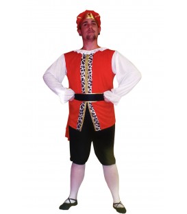 Disfraz Rey Medieval- Hombre