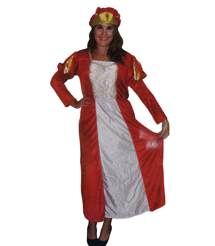 confirmar dinosaurio tornado Disfraz Reina Medieval (Mujer) - Carnavalife