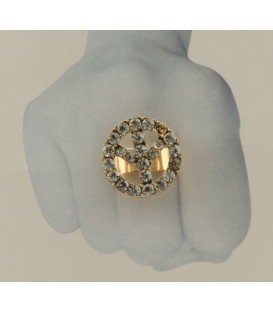 Anillo hippie con piedra